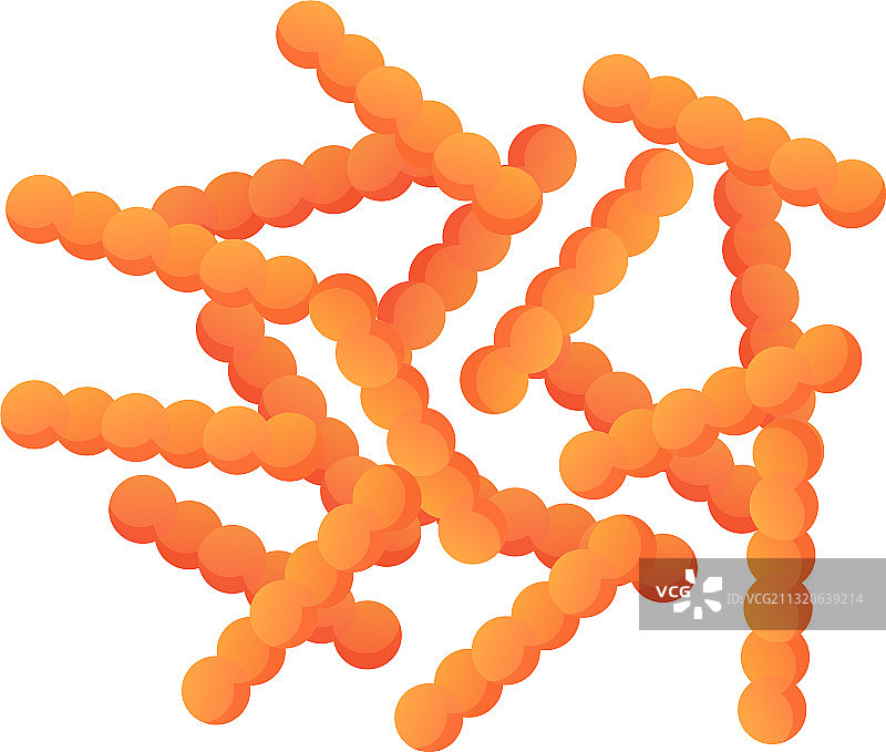 医用益生菌卡通风格图标图片素材