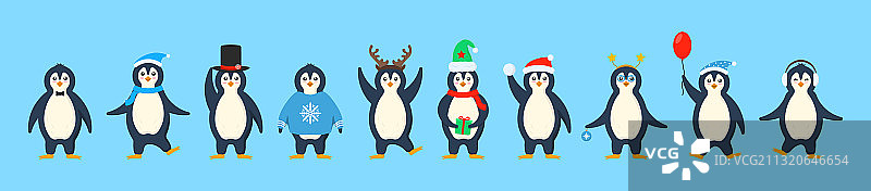 企鹅合集图片素材