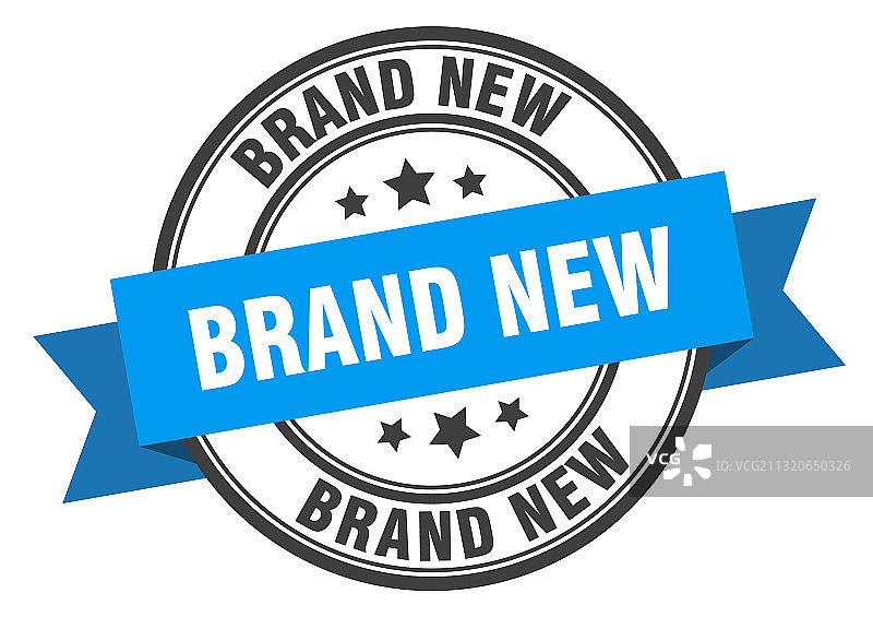 全新品牌标签圆形印章banner图片素材