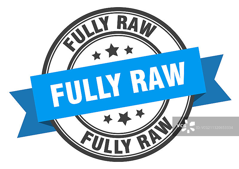 纯天然标签圆形印章带缎带图片素材