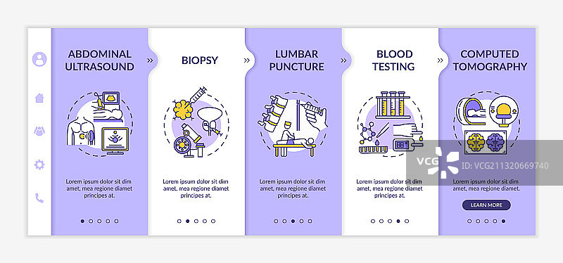 诊断程序引导模板图片素材