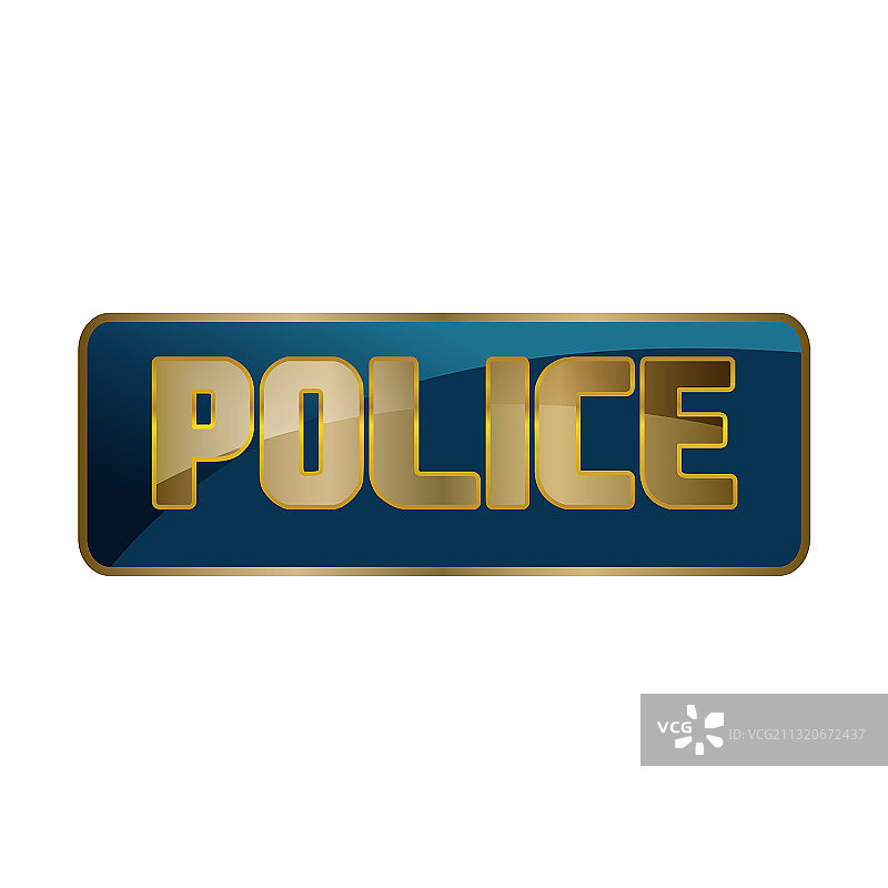 定制警察徽章字母标志设计图片素材