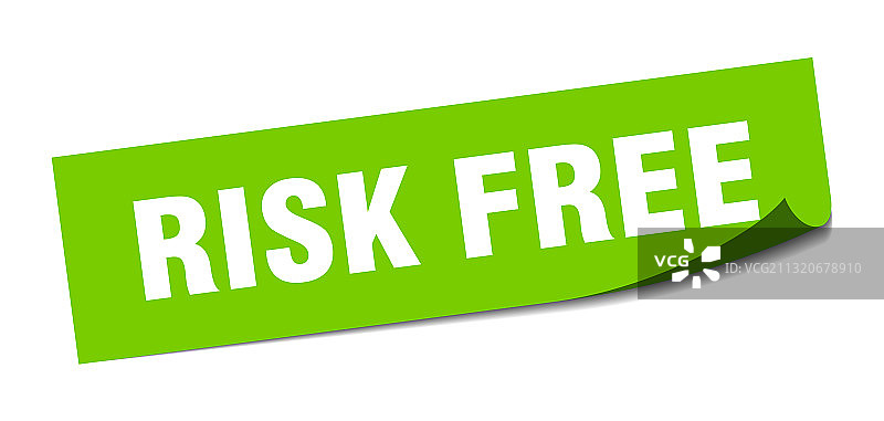 无风险方形贴纸隔离标签符号图片素材