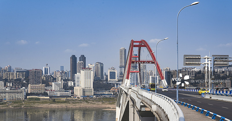 重庆菜园坝长江大桥图片素材