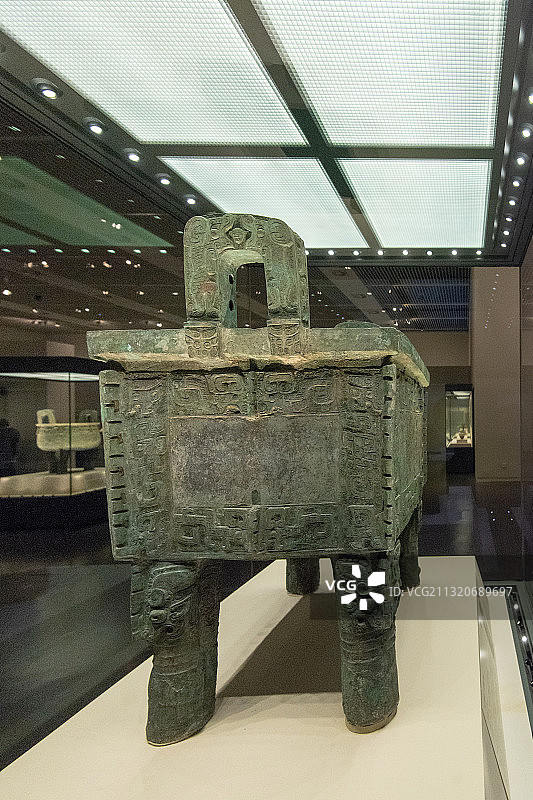 中国国家博物馆馆藏青铜器 后母戊鼎图片素材