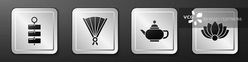 烟花：纸质中国折扇图片素材