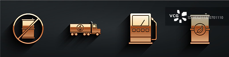 禁止汽油桶：油罐车图片素材