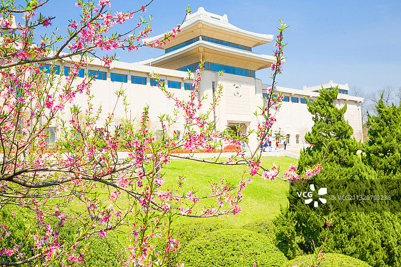 江苏省南京市雨花台烈士陵园雨花台烈士纪念馆风光图片素材