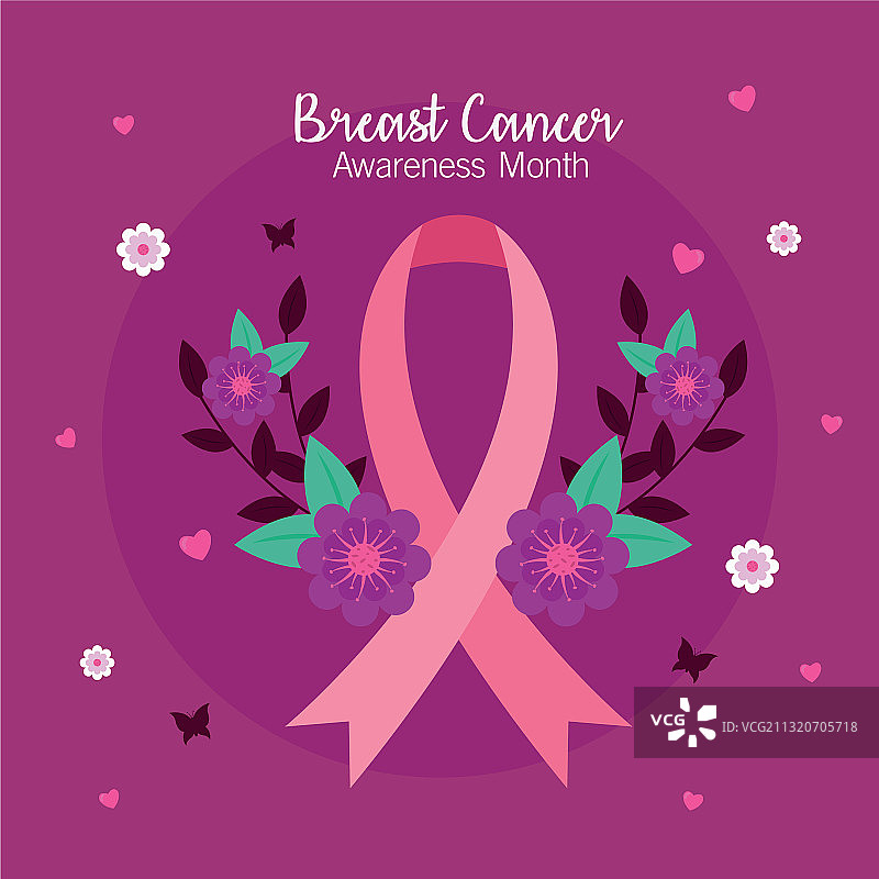 乳腺癌防治公益banner图片素材