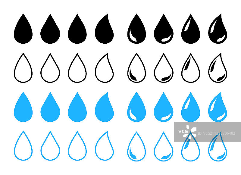 水滴图标素材图片素材