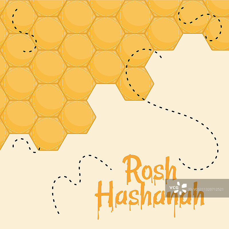 犹太新年庆祝海报图片素材