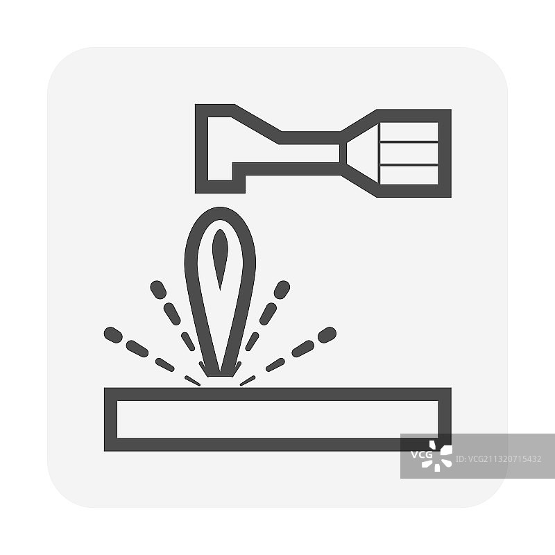 金属切割图标图片素材