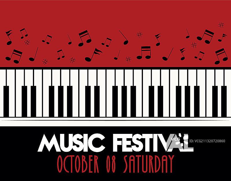 钢琴乐器音乐节海报图片素材