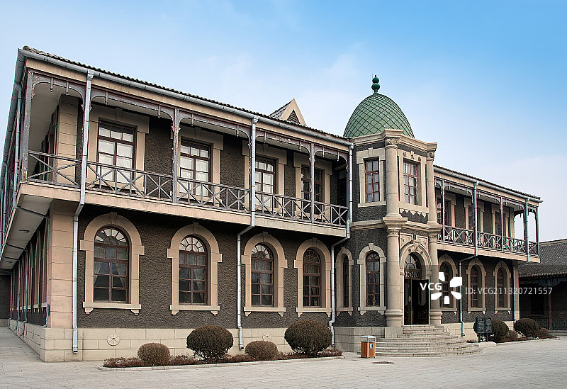 中国吉林长春，伪满皇宫博物院和东北沦陷史陈列馆图片素材