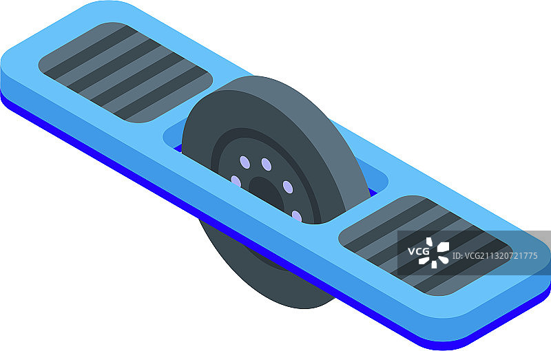 等距风格的旋转仪图标图片素材