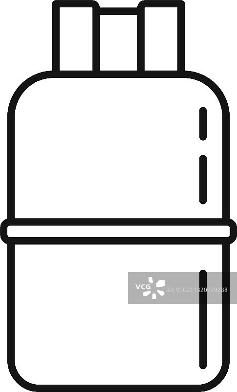 燃气钢瓶烹饪图标轮廓样式图片素材
