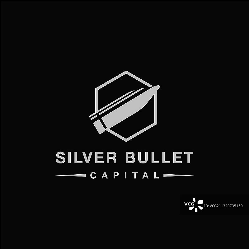 黑色背景上的快速子弹标志图标模板图片素材