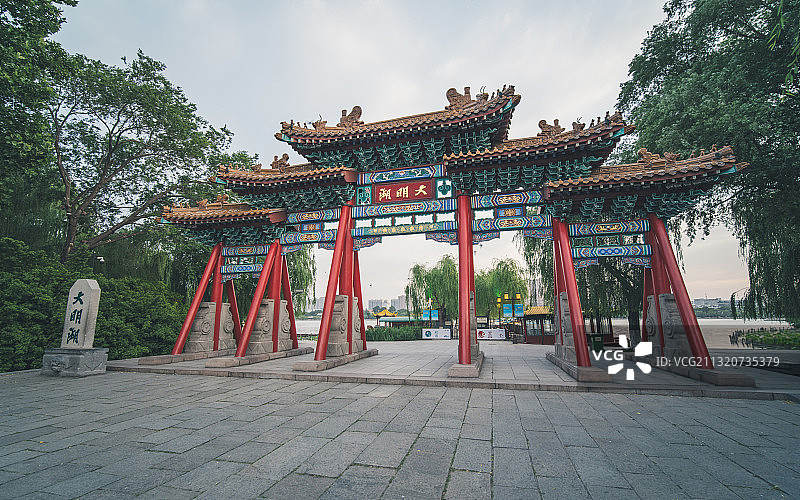 大明湖景区图片素材