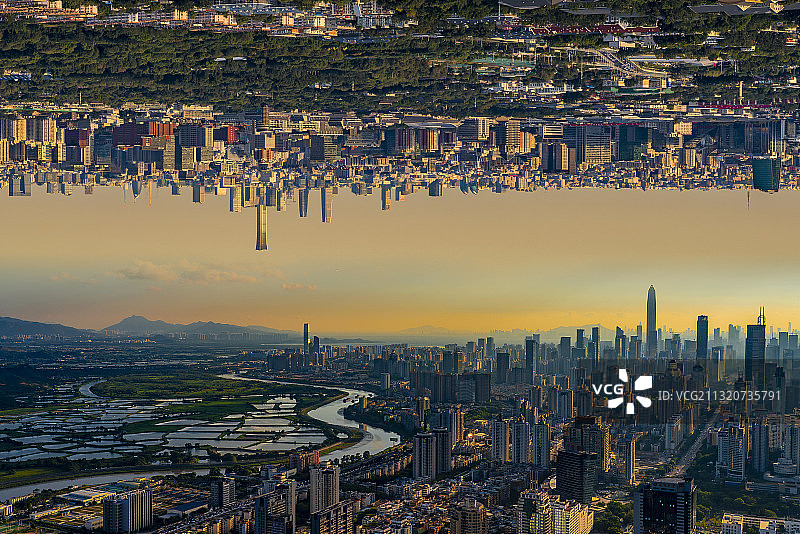 北京与深圳图片素材