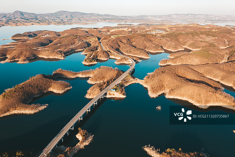 丹江口水库航拍图片素材