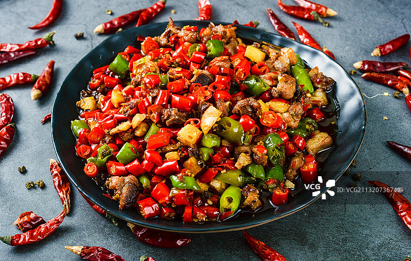 四川盐帮菜小煎鸭图片素材