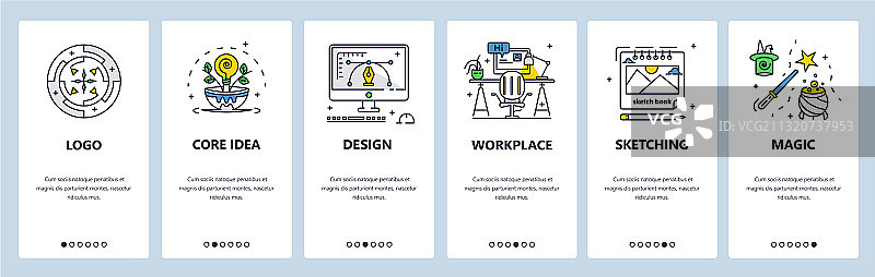 图形设计师工作区Logo创作核心图片素材