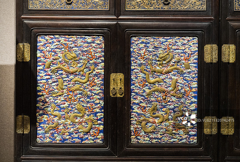 故宫家具馆展出的30多件明清家具图片素材