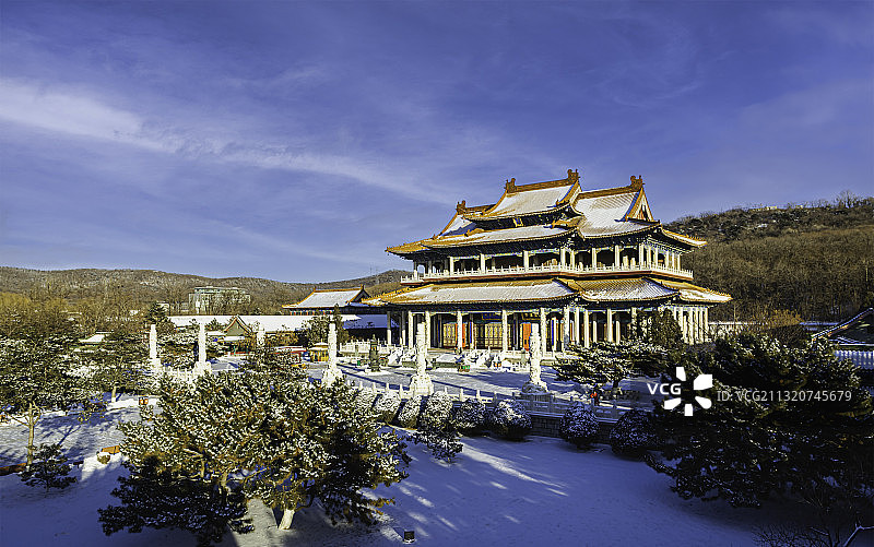 鞍山玉佛寺图片素材
