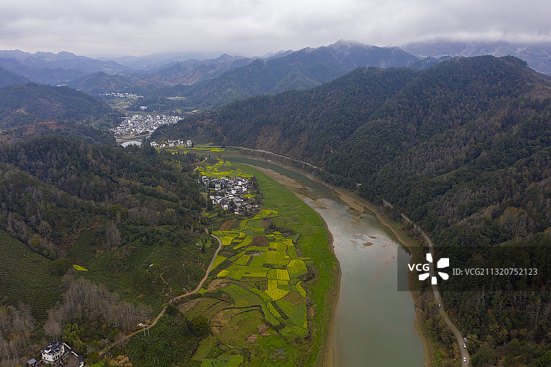 歙县深渡镇夏村图片素材