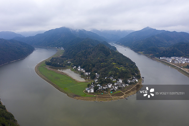 新安江山水画廊图片素材