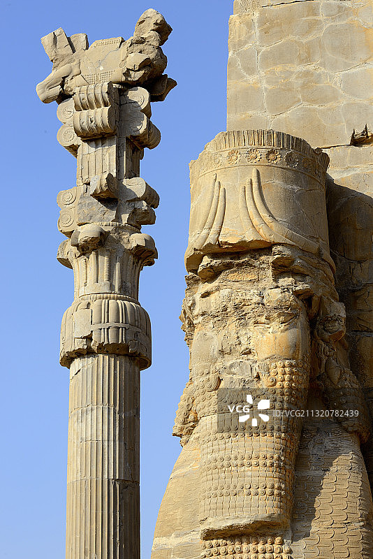 伊朗波斯波利斯：万国门图片素材