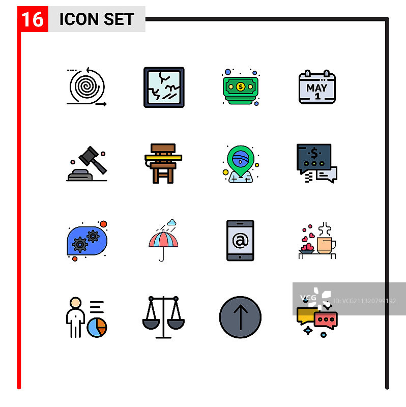 为卷筒纸设置16条通用平色填充线图片素材