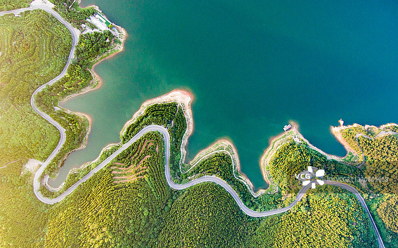 水边山路图片素材