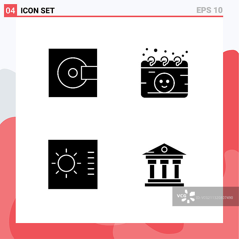 现代实体字形标志符号合集图片素材