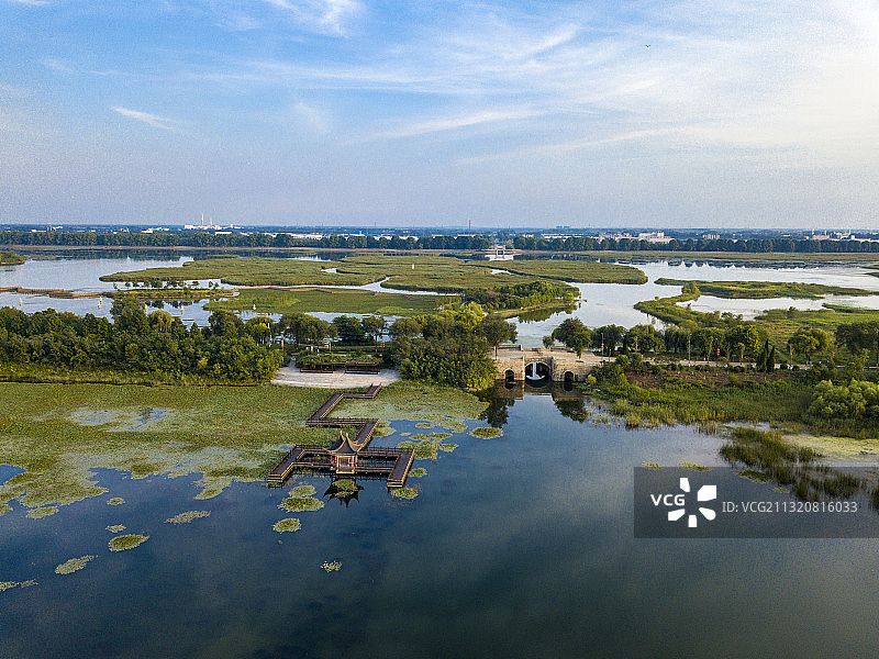 江苏省连云港市西双湖风景区湿地风光图片素材