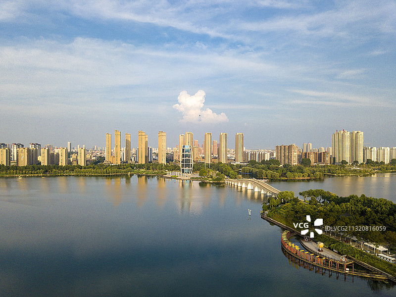 江苏省连云港市西双湖风景区湿地风光图片素材
