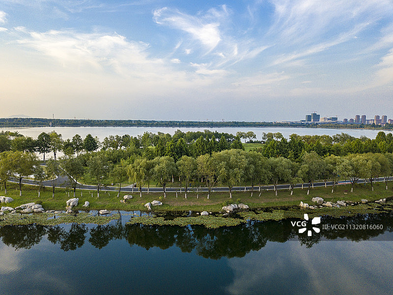 江苏省连云港市西双湖风景区湿地风光图片素材