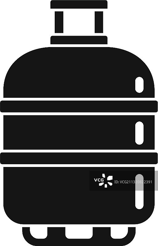 丁烷气瓶简约图标图片素材