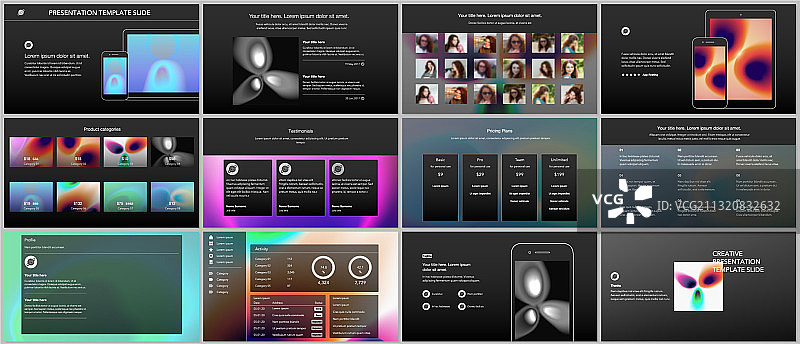 网站设计演示的模板图片素材