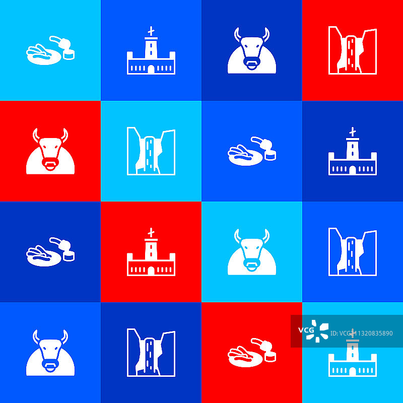 西班牙油条巧克力城堡素材图片素材