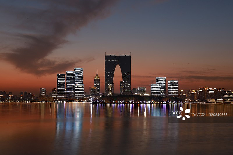 金鸡湖景区-金鸡湖音乐喷泉 苏州图片素材