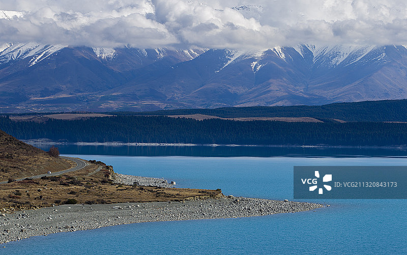 湖光山色图片素材