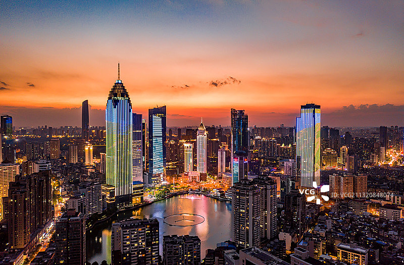 西北湖金融区图片素材