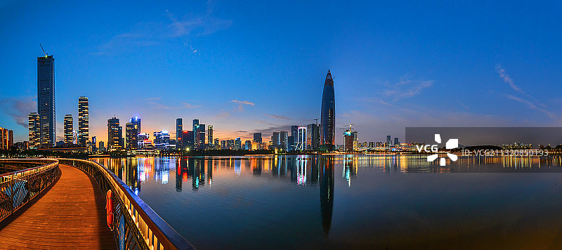 深圳人才公园夜景图片素材