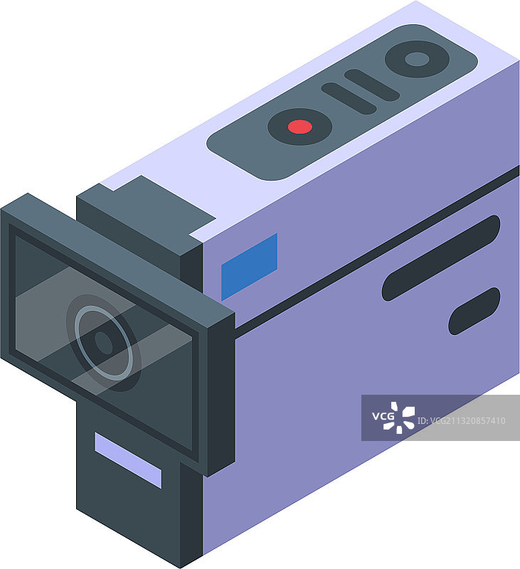 2.5D广角运动相机图标图片素材