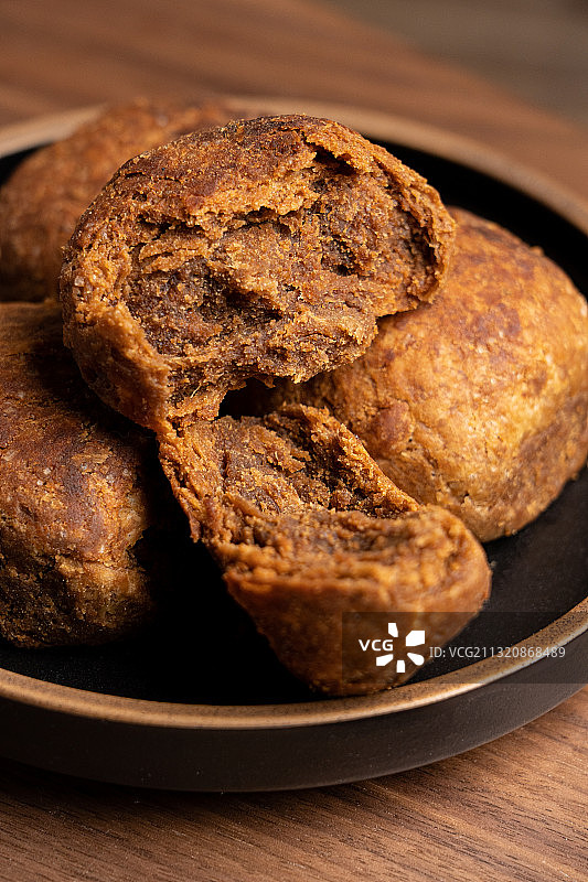 中国老北京名牌特产历史传统小吃糖火烧图片素材