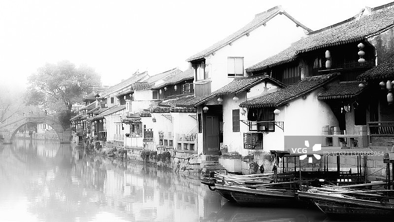 枫泾古镇图片素材