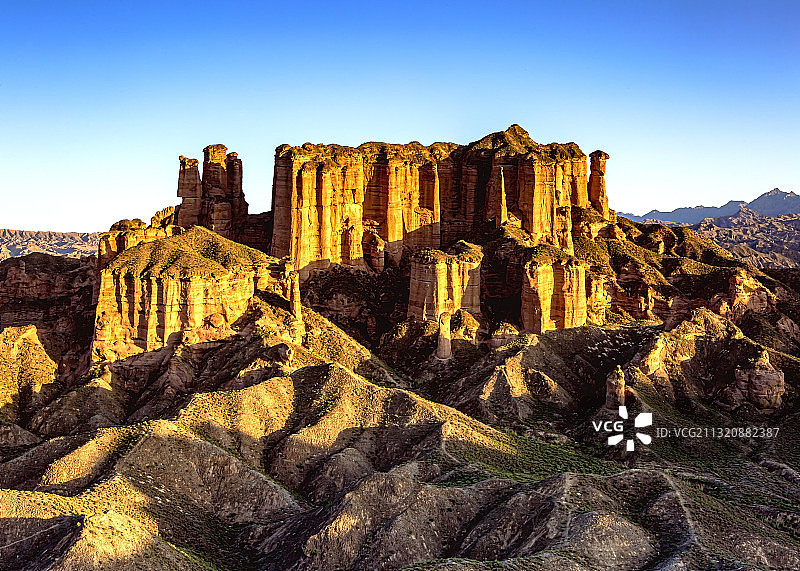 甘肃张掖冰沟丹霞地貌图片素材