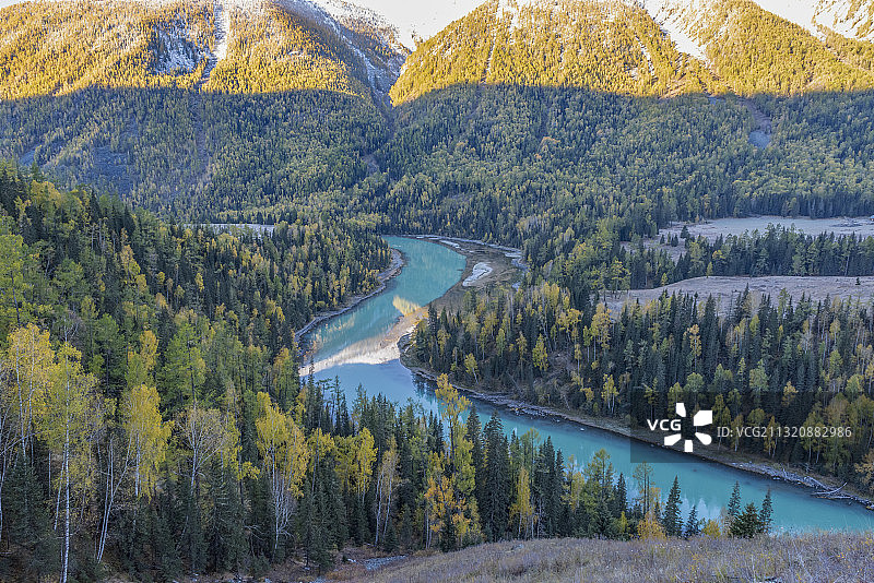 新疆维吾尔自治区阿勒泰地区布尔津县喀纳斯风景区风光图片素材