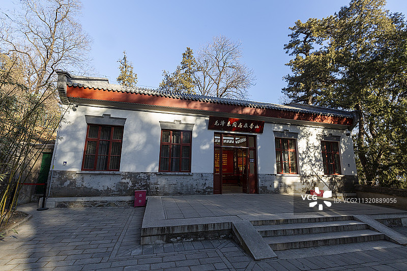 北京香山公园双清别墅外景图片素材